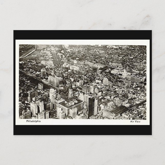 Postal antigua, Filadelfia, PA (Anverso)