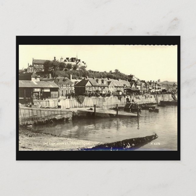 Postal antigua - Folkestone, Kent (Anverso)