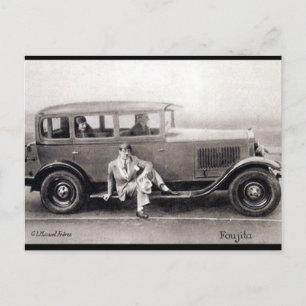 Postal antigua - Foujita