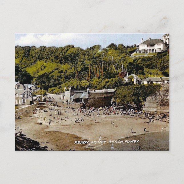 Postal antigua - Fowey, Cornwall, Inglaterra (Anverso)