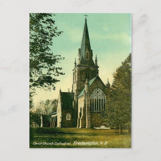 Postal antigua - Fredericton, Nueva Brunswick (Anverso)