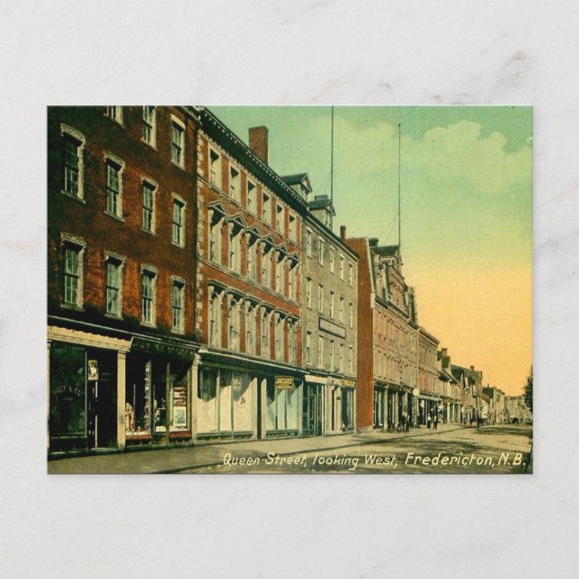 Postal antigua - Fredericton, Nueva Brunswick (Anverso)