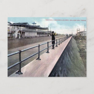 Postal antigua - Galveston, Texas