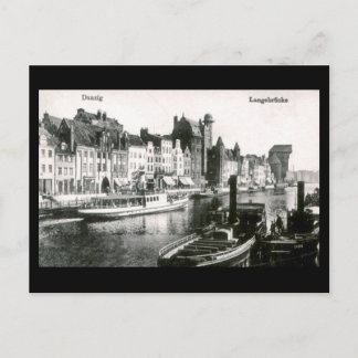 Postal antigua, Gdansk/Danzig, Langebrucke