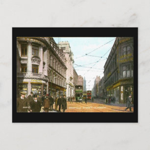 Postal antigua, Glasgow, calle Renfield
