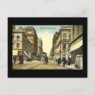 Postal antigua, Glasgow, Renfield Street, 1918