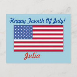 POSTAL ANTIGUA GLORIA FELIZ 4 DE JULIO