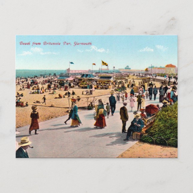 Postal antigua - Gran Yarmouth, Norfolk (Anverso)