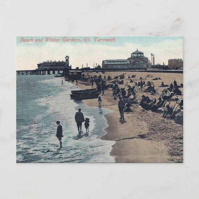 Postal antigua - Gran Yarmouth, Norfolk (Anverso)