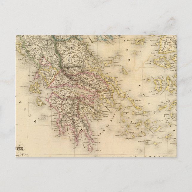 Postal Antigua Grecia 3 (Anverso)