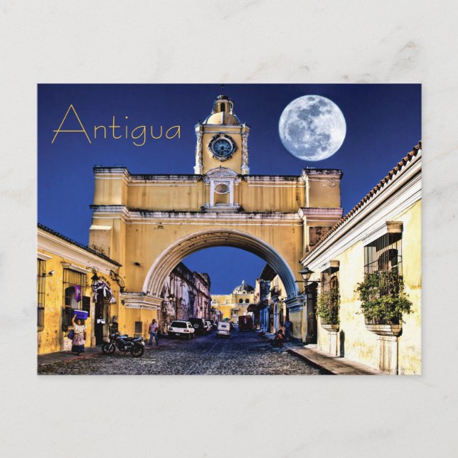 Postal Antigua, Guatemala, Centroamérica (Anverso)