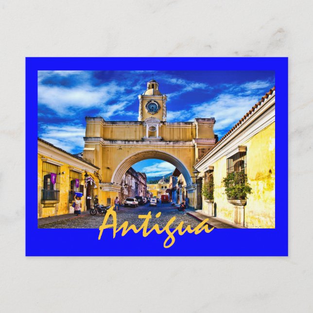 Postal Antigua, Guatemala, Centroamérica (Anverso)