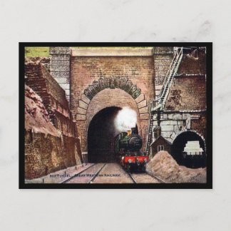 Postal antigua - GWR - Túnel de caja