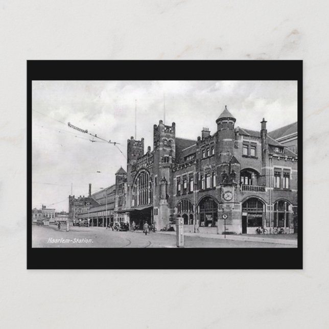 Postal antigua - Haarlem, Países Bajos (Anverso)