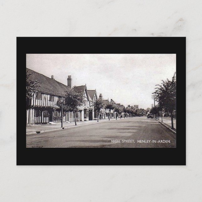 Postal antigua, Henley-in-Arden, Warwickshire (Anverso)