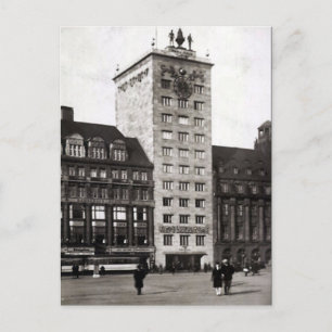 Postal antigua - Hochhaus, Leipzig