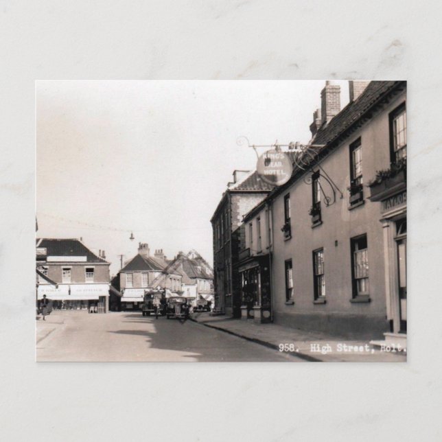 Postal antigua - Holt, Norfolk (Anverso)