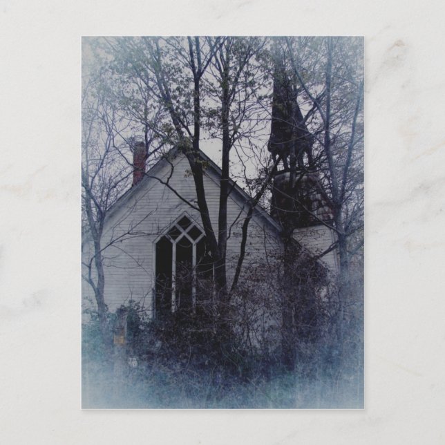 Postal Antigua Iglesia Abandonada (Anverso)