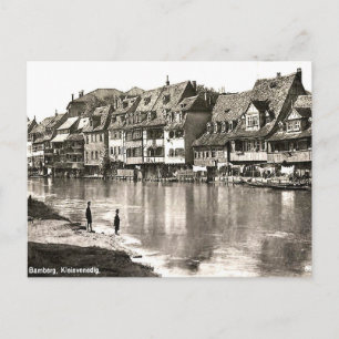 Postal antigua - Klein Venedig, Bamberg, Baviera