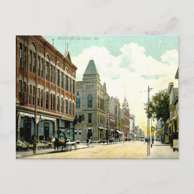 Postal antigua - La Crosse, Wisconsin, Estados Uni (Anverso)