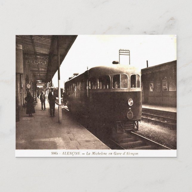 Postal antigua - La Micheline (Anverso)