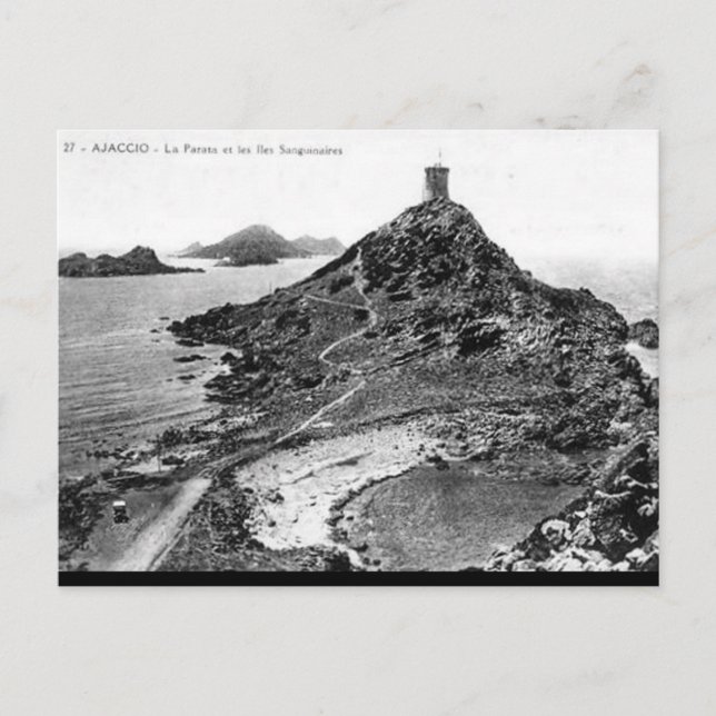 Postal antigua - La Parata, Corso (Anverso)