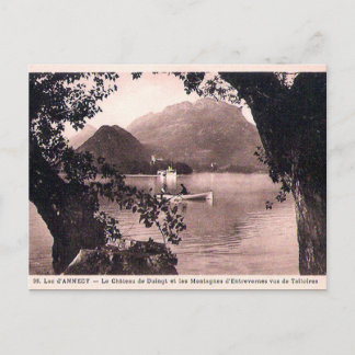 Postal antigua - Lac d'Annecy, Alta Saboya