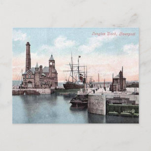 Postal antigua - Langton Dock, Liverpool