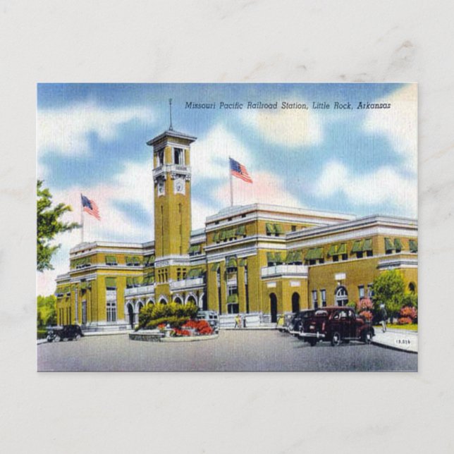 Postal antigua - Little Rock, Arkansas, Estados Un (Anverso)