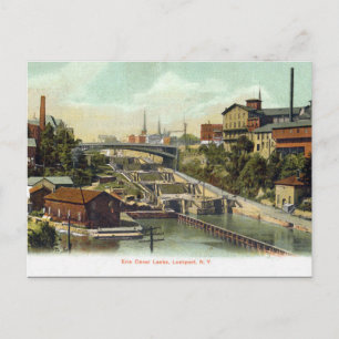 Postal antigua - Lockport, NY, EE. UU.