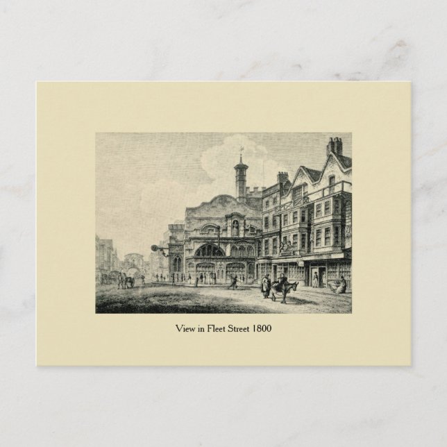 Postal Antigua Londres 1800 Fleet Street (Anverso)