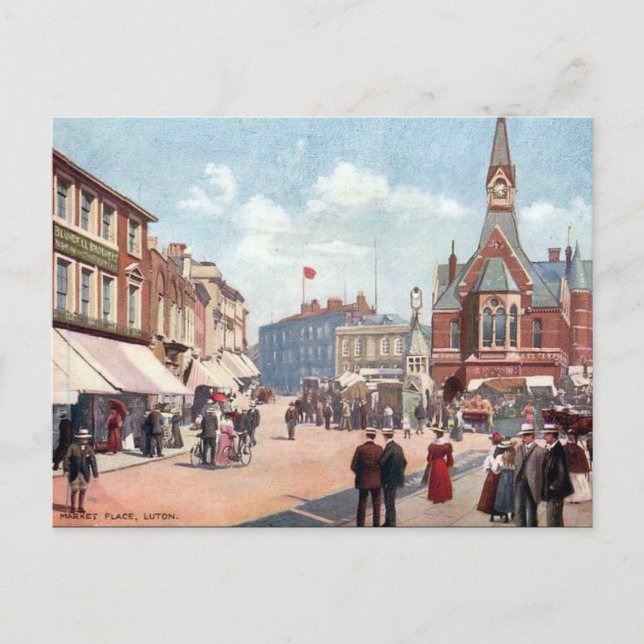 Postal antigua - Luton, Bedfordshire (Anverso)