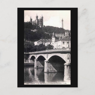Postal antigua - Lyon, Pont Tilsitt