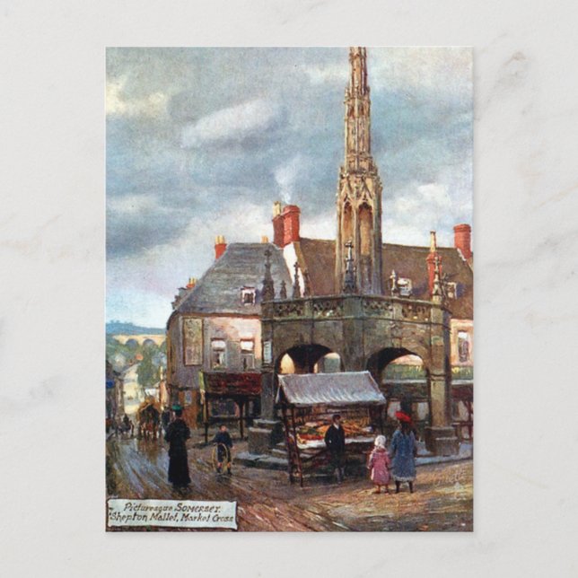 Postal antigua - Mallet Shepton, Somerset (Anverso)