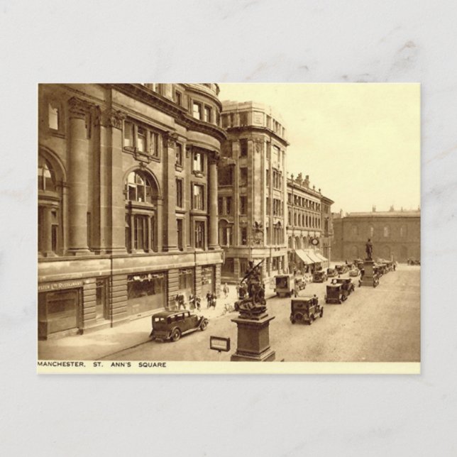 Postal antigua - Manchester (Anverso)