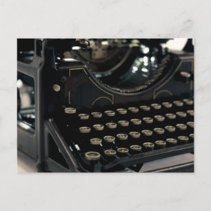 Postal Antigua máquina de escribir