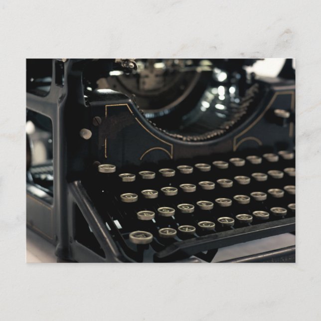 Postal Antigua máquina de escribir (Anverso)
