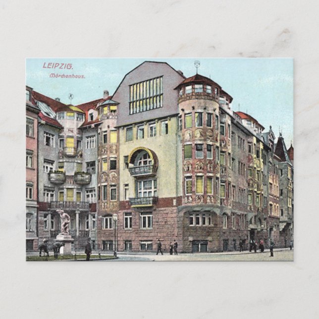 Postal antigua - Märchenhaus, Leipzig (Anverso)