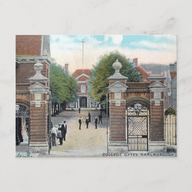 Postal antigua - Marlborough College, Wiltshire (Anverso)