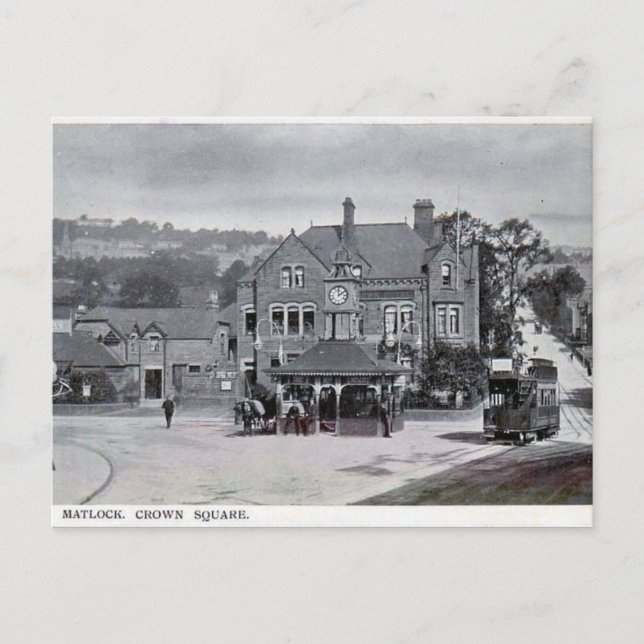 Postal antigua - Matlock, Derbyshire (Anverso)