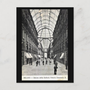 Postal antigua - Milán, Galleria
