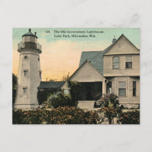 Postal antigua - Milwaukee, Wisconsin