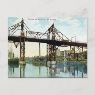 Postal antigua - Milwaukee, Wisconsin