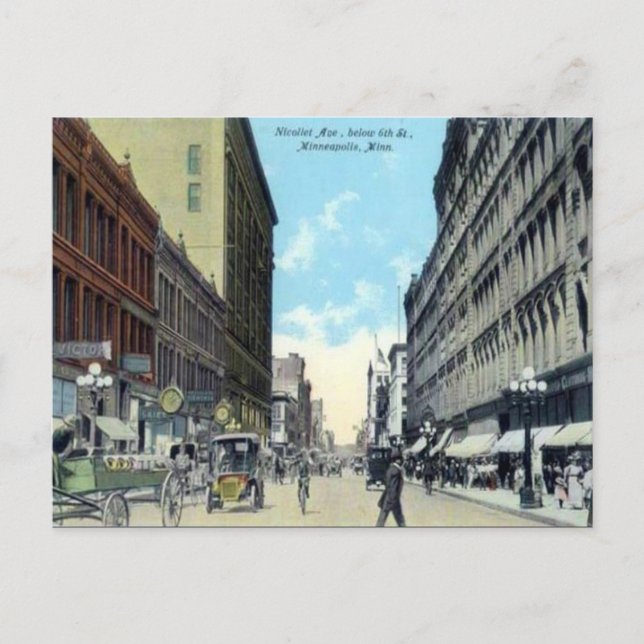 Postal antigua - Minneapolis, Minnesota, Estados U (Anverso)