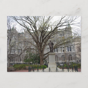 Postal Antigua municipalidad, Richmond, VA en primavera