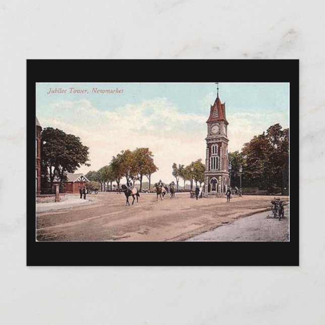 Postal antigua - Newmarket, Suffolk (Anverso)