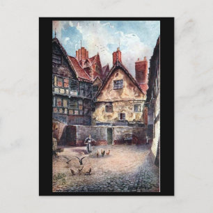 Postal antigua - Nuevo Barco en Yard, Shrewsbury.