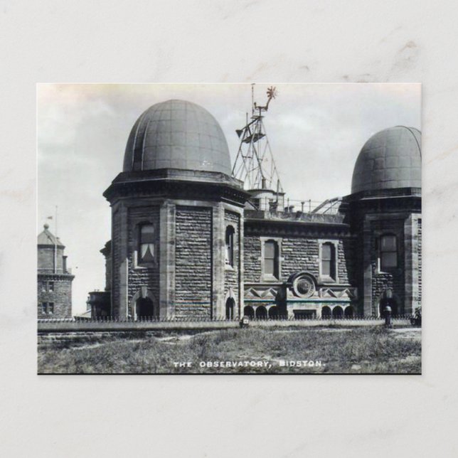 Postal antigua - Observatorio de Bidston, Birkenhe (Anverso)