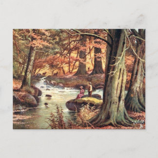 Postal antigua - Otoño