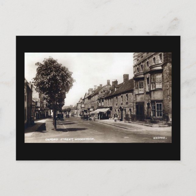 Postal antigua - Oxford St, Woodstock, Oxon (Anverso)